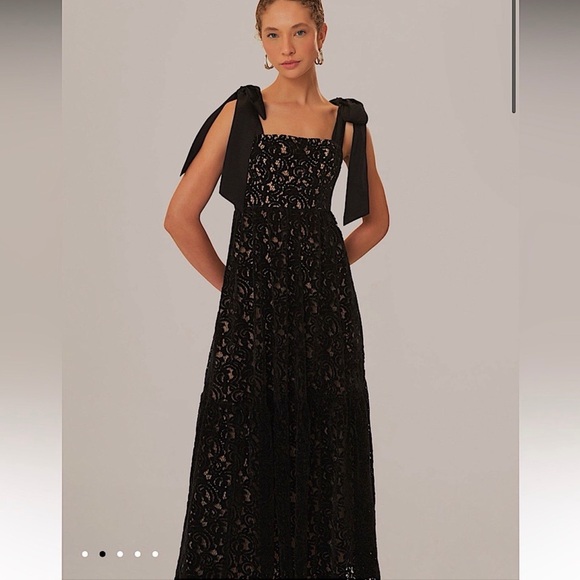 FARM Rio Dresses & Skirts - Elegant Black Lace Dress
